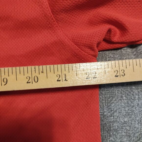 Texas Rangers True Fan Jersey Mens Large Red MLB Baseball - Picture 9 of 13